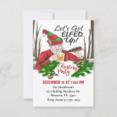 Lasse Weihnachts-Party fertig Einladung (Vorderseite)