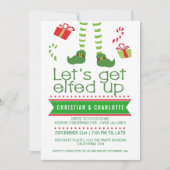 Lasse Weihnachts-Party fertig Einladung (Vorderseite)