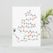 Lasse Weihnachts-Zitat Feiertagskarte (Stehend Vorderseite)