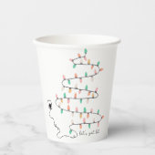 Lasse Weihnachts-Zitat Pappbecher (Vorderseite)