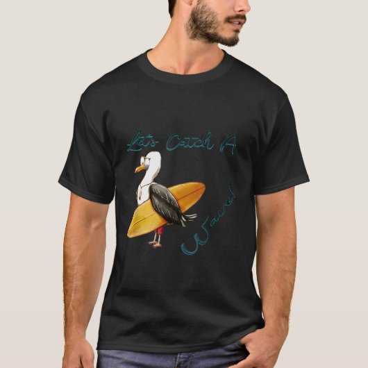 Lasse Wellenreiten Seagull Surfer Surf Tshi T-Shirt (Vorderseite)