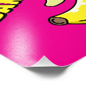 Lasse zu Bananen! Fotodruck (Ecke)