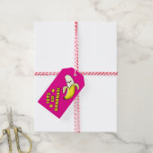 Lasse zu Bananen! Geschenkanhänger (Mit Garn)
