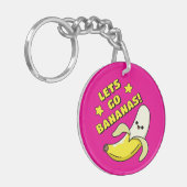 Lasse zu Bananen! Schlüsselanhänger (Vorderseite links)