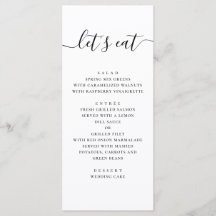 Lasse zu essen. Schwarzweiß-Hochzeit