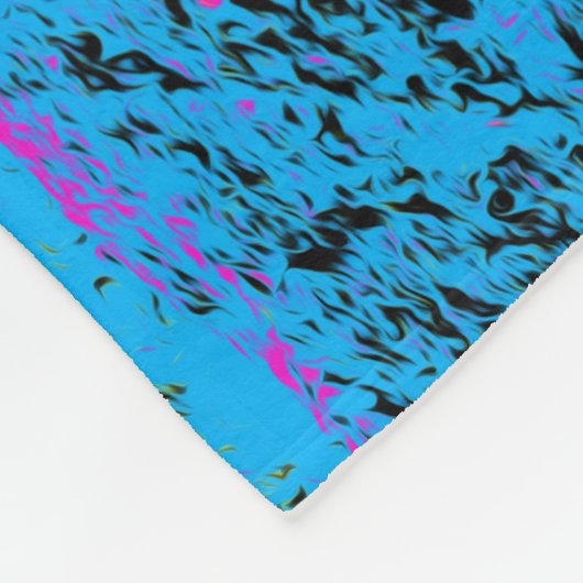 Lasse zu fahren! - Mountainbiker Fleecedecke (Ecke)