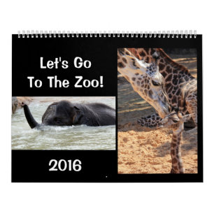 Lasse zum Zoo! Fun Animal Kalender