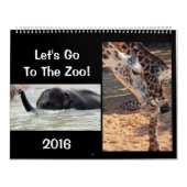 Lasse zum Zoo! Fun Animal Kalender (Titelbild)