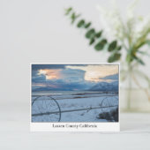 Lassen County California Postkarte (Stehend Vorderseite)