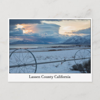 Lassen County California Postkarte