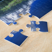 Lassen erhebt sich über dem Manzanita-See Puzzle (Seite)