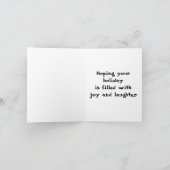 Lassen mich diese dick aussehen? feiertagskarte (Innenseite)