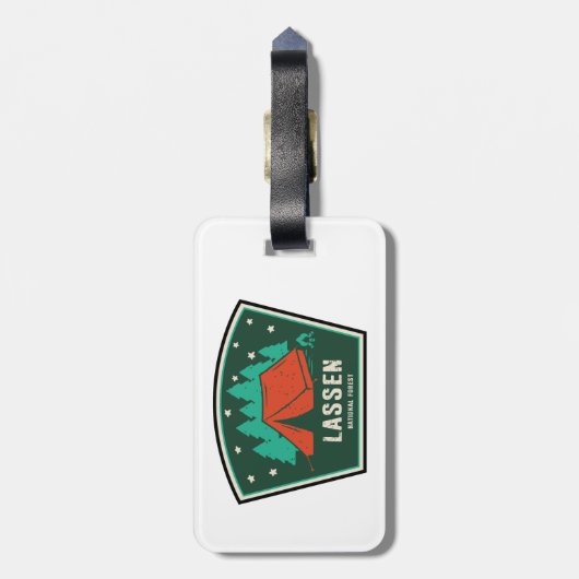 Lassen National Forest Camping Gepäckanhänger (Rückseite vertikal)