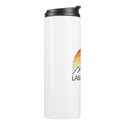 Lassen Peak California Retro Thermosbecher (Nach links gedreht)