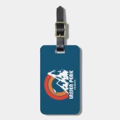 Lassen Peak California Sun Eagle Gepäckanhänger (Vorderseite vertikal)