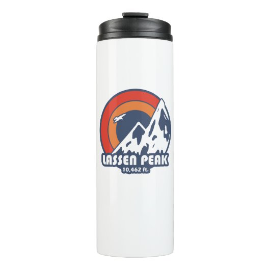 Lassen Peak California Sun Eagle Thermosbecher (Vorderseite)