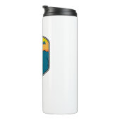 Lassen Peak California Sunrise Thermosbecher (Nach rechts gedreht)