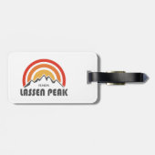 Lassen Peak Gepäckanhänger (Rückseite horizontal)