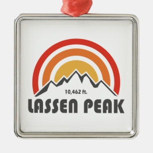 Lassen Peak Ornament Aus Metall