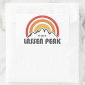 Lassen Peak Rechteckiger Aufkleber (Tasche)
