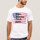 Lassen Sie Amerika das Shirt der Männer wieder (Vorderseite)