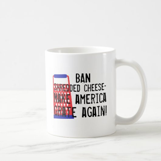 Lassen Sie Amerika lustigen Spaß Käse Trumpfes Kaffeetasse (Rechts)