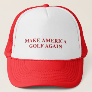 Lassen Sie Amerika wieder Golf spielen Truckerkappe