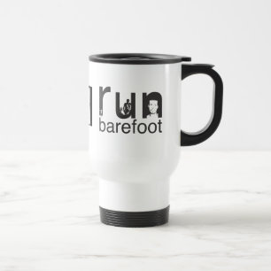 Lassen Sie barfuß Bikila 50. Jahrestag Tassen- Reisebecher