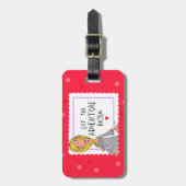 Lassen Sie das Abenteuer anfangen Gepäckanhänger (Vorderseite vertikal)