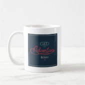 Lassen Sie das Abenteuer anfangen Kaffeetasse (Links)