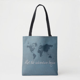 Lassen Sie das Abenteuer anfangen Tasche