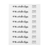 Lassen Sie das Abenteuer handgeschriebenen | (Bogen)