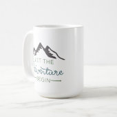 Lassen Sie das Abenteuer Tasse anfangen (Vorderseite Links)