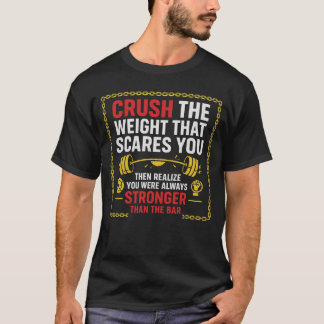 Lassen Sie das Angebot der Sportmotivation mit wei T-Shirt