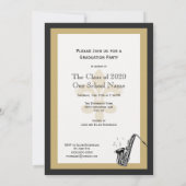 Lassen Sie das gute Zeit-RollenAbschluss-Party Einladung (Rückseite)