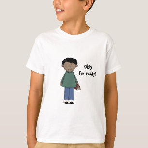 Lassen Sie das Lernen anzufangen! -Jungestudent T-Shirt