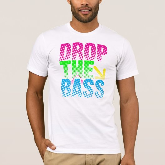 Lassen Sie das Shirt des Bass-EDM fallen (Vorderseite)