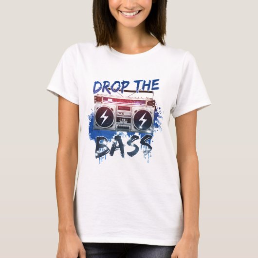 Lassen Sie den Baß fallen T-Shirt (Vorderseite)
