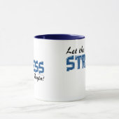 Lassen Sie den Druck anfangen Tasse (Zentrum)