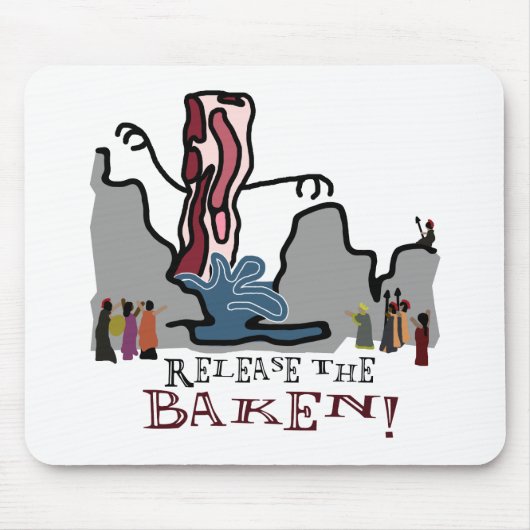 Lassen Sie den Hintern los! Mousepad (Vorne)