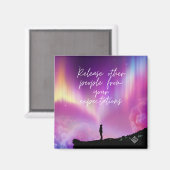 Lassen Sie den Magneten anderer Leute los Magnet (Vorderseite/Rückseite)