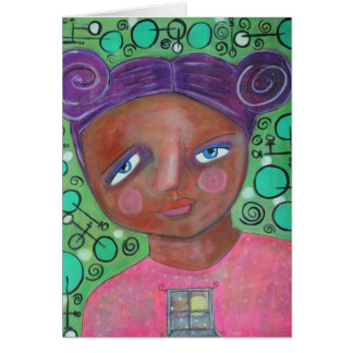 Lassen Sie den Mondschein in der leeren Karte