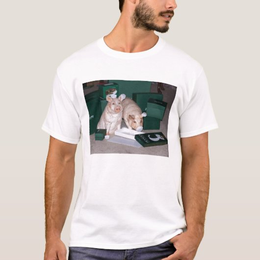 Lassen Sie den Piggies alle Ihre Frango Minzen T-Shirt (Vorderseite)