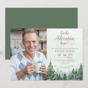 Lassen Sie die Abenteuerreise mit dem Wald-Foto-Ru Einladung