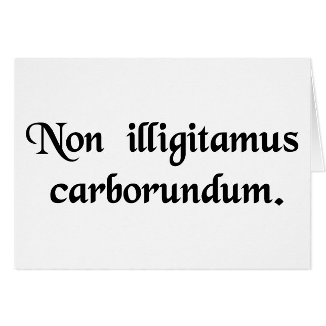 Lassen Sie die bastard Sie nicht unten reiben (Vorderseite (Horizontal))