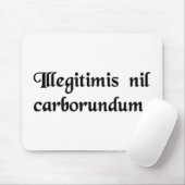 Lassen Sie die bastard Sie nicht unten reiben Mousepad (Mit Mouse)