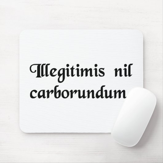 Lassen Sie die bastard Sie nicht unten reiben Mousepad (Mit Mouse)