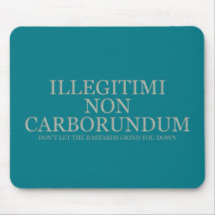 Lassen Sie die bastard Sie nicht unten reiben - Mousepad