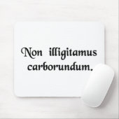 Lassen Sie die bastard Sie nicht unten reiben Mousepad (Mit Mouse)