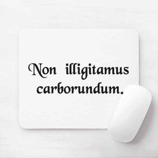 Lassen Sie die bastard Sie nicht unten reiben Mousepad (Mit Mouse)